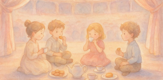 Goûter sur scène