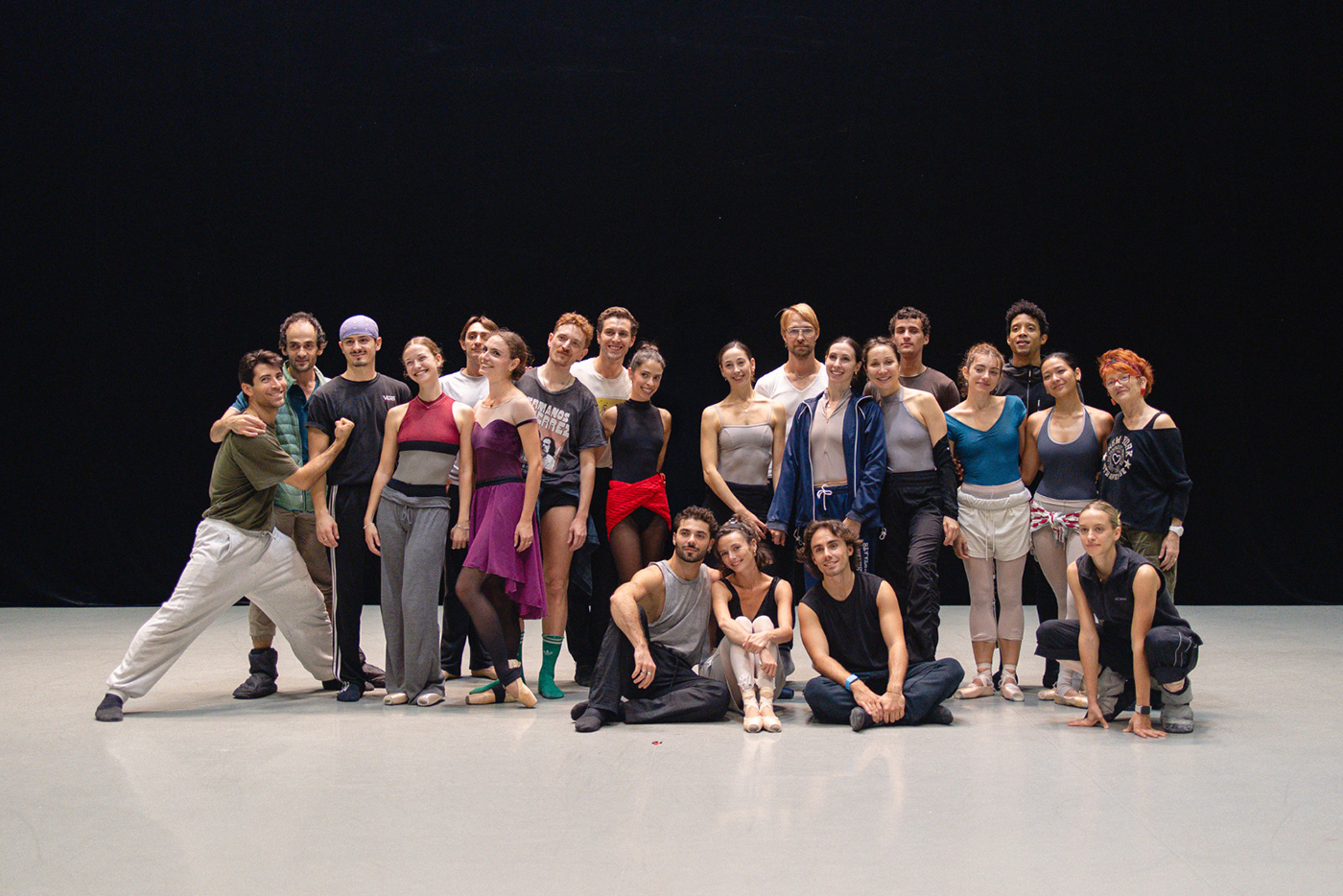 Photo de groupe des artistes du ballet