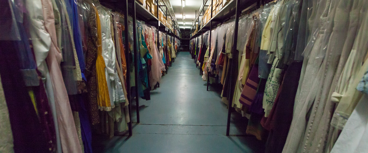 Stock des costumes à la diacosmie