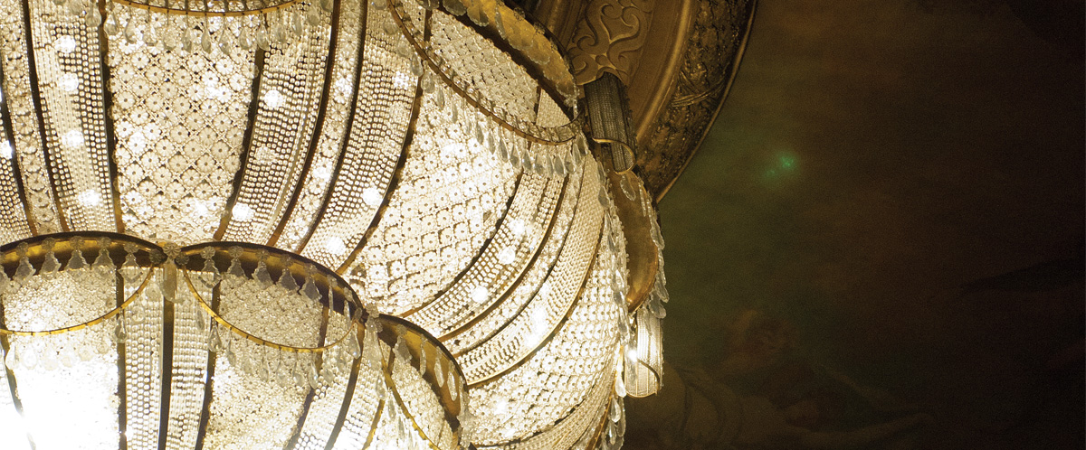 Le lustre de la salle de l'opéra
